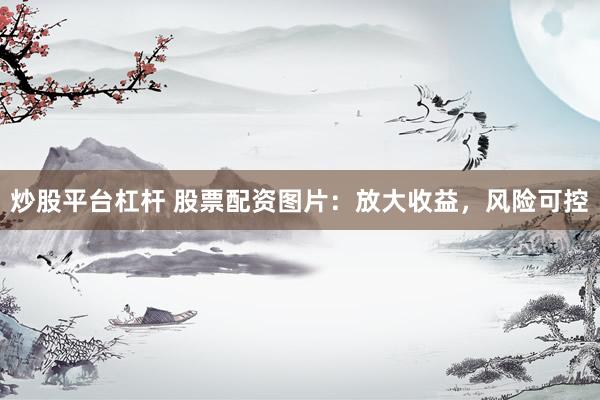 炒股平台杠杆 股票配资图片：放大收益，风险可控