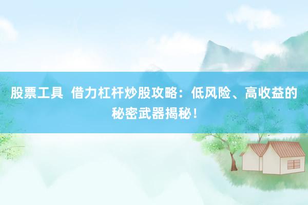 股票工具  借力杠杆炒股攻略：低风险、高收益的秘密武器揭秘！